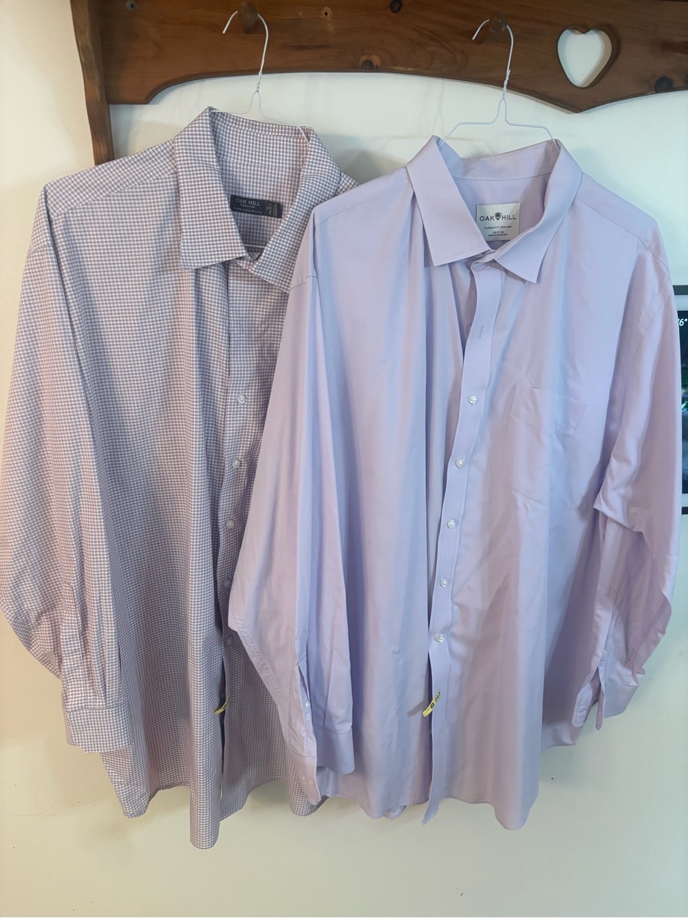 Oak Hill Mens Dress Shirts  20 37/38 and 20 36/37 T